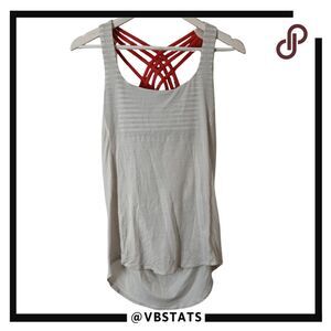 Lululemon Women's Stripe Free to Be Wild‎ 2-in-1 Tank Top Multicolor Size 2